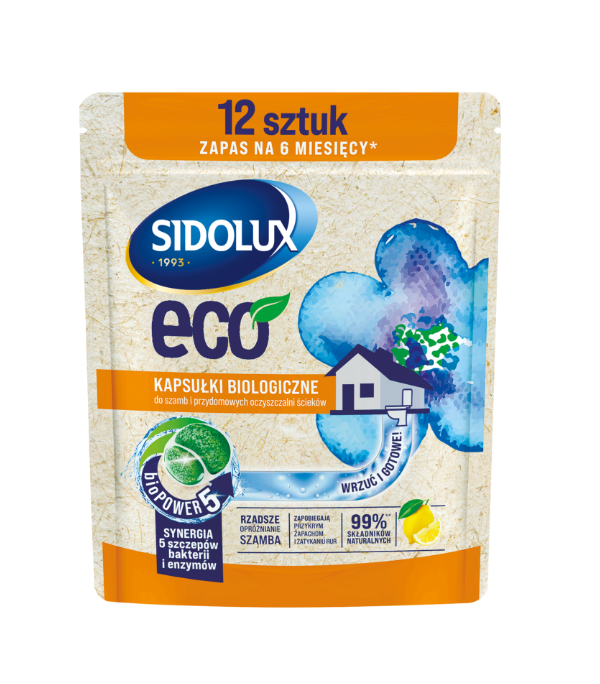 SIDOLUX ECO KAPSUŁKI BIOLOGICZNE